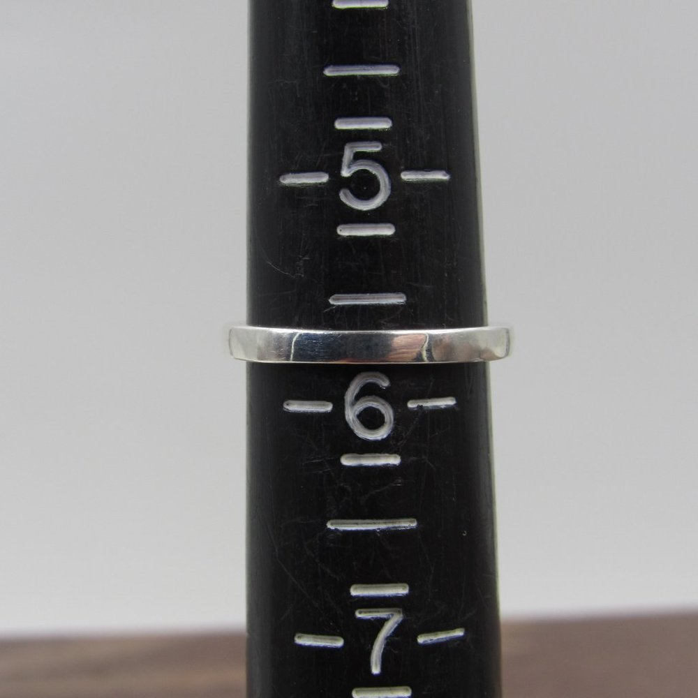 Size 5.75 Sterling Silver Purple CZ Diamond Ring - Picture 6 of 8